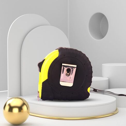 شريط قياس، 6 عبوات شريط قياس كبير قابل للسحب مع كسور 1/8، شريط قياس 10/16/25 قدم (10أقدام و16أقدام و25أقدام، برتقالي، 6) in Kuwait