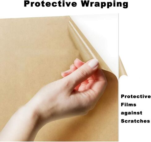 ورقة أكريليك شفافة من Zuvas مقاس 11.8 بوصة × 11.8 بوصة × 1/8 بوصة، 4 عبوات من ألواح زجاج شبكي شفاف، مواد DIY لتزيين المنزل، ولافتات الإعلان، والعرض، وإطار الصورة، والرسم in Kuwait