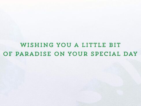Papyrus Fathers Day Card (Wishing You Paradise) in Saudi Arabia