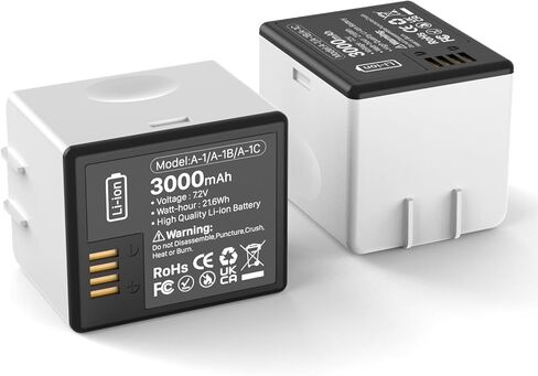 2pack Replacement Battery for Arlo Pro, Arlo Pro 2 Camera, 3000mAh Upgrade High Capacity Li-ion Higher Quality Battery for Arlo Camera in Saudi Arabia