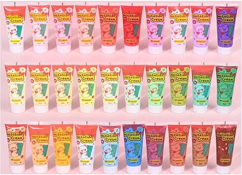 50g/50ml Simulation Imitation Cream Adhesive Gel DIY Fake Whipped Cake Cream Glue for Handmade Phone Case Mirror Jewelry Accessories Decoration with Nozzles (White-1#) in Saudi Arabia