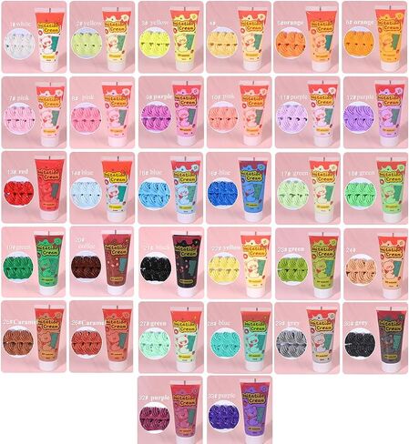 50g/50ml Simulation Imitation Cream Adhesive Gel DIY Fake Whipped Cake Cream Glue for Handmade Phone Case Mirror Jewelry Accessories Decoration with Nozzles (White-1#) in Saudi Arabia