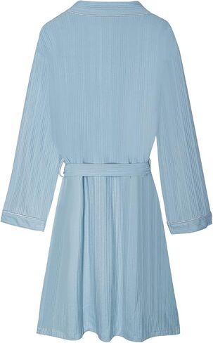 RoomTour Robes for Women Sleepwear Long Sleeve Bathrobe Womens Robe Mid Length Cotton Warm Soft Christmas Gift in Saudi Arabia