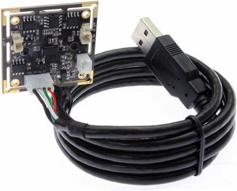 ELP 1.3 ميجابيكسل وحدة كاميرا USB منخفضة الإضاءة مع عدسة 3.6 مم Mini 960p UVC USB2.0 Lightburn كاميرا فيديو مدمجة لوحة كاميرا ويب صناعية للكمبيوتر، الكمبيوتر المحمول، Raspberry Pi، Jetson Nano in Saudi Arabia
