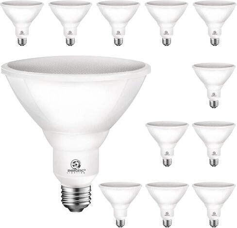Energetic Outdoor Par38 Led Flood Light,11W=90W,900lm,5000K Daylight,E26 Base,Non-Dimmable, Waterproof Spot Bulb,UL Listed (6 Pack) in Kuwait