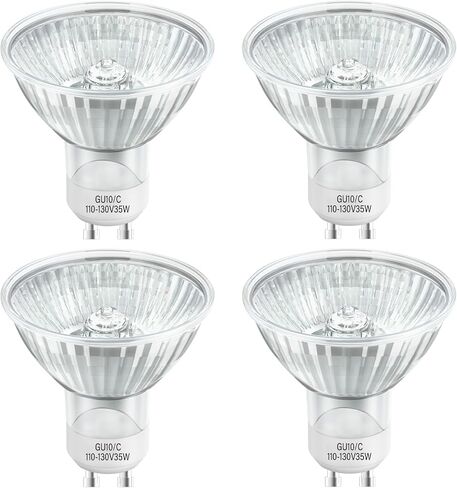 Halogen GU10 120V 25W NP5 Replacement Bulb for Candle Warmer,Scent Wax Burner,Fragrance Melt,Warming Bulb MR16 JDR Dimmable,Warm White,4 Pack in Kuwait