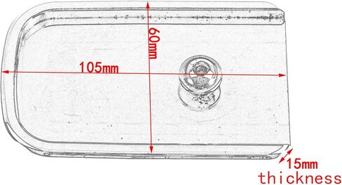 وسادة دواسة فرامل الدراجة النارية YHMTIVTU متوافقة مع دراجة Harley Touring Dyna Softail Trike قطعة واحدة in Kuwait