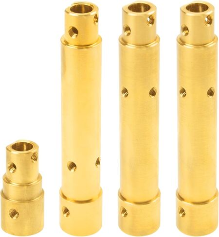ShareGoo Brass Front Rear Axle Tube Compatible with Axial SCX10 Pro 1/10 RC Crawler Car,Replace of AXI232081 AXI232082 in Saudi Arabia
