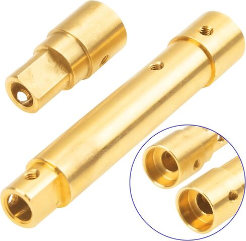 ShareGoo Brass Front Rear Axle Tube Compatible with Axial SCX10 Pro 1/10 RC Crawler Car,Replace of AXI232081 AXI232082 in Saudi Arabia