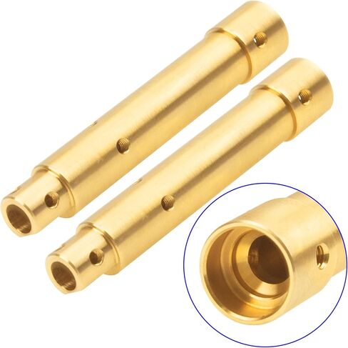 ShareGoo Brass Front Rear Axle Tube Compatible with Axial SCX10 Pro 1/10 RC Crawler Car,Replace of AXI232081 AXI232082 in Saudi Arabia