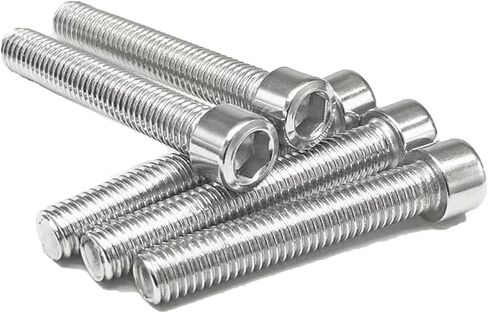 M8-1.25 × 20 مم من الفولاذ المقاوم للصدأ 201، GB/T 70، براغي براغي غطاء رأس المقبس المترية، محرك مقبس ألين، برغي غطاء مقبس سداسي، خيط كامل للماكينة لزجاجة المياه حامل قفص حامل قوس، 20 قطعة in Kuwait