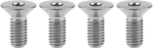Titanium Ti M5x10 12 15 20 25mm Countersunk Flat Head Hex Socket Cap Screw Bolt Pack of 4 (M5x12mm, Normal Titanium) in Saudi Arabia