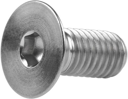 Titanium Ti M5x10 12 15 20 25mm Countersunk Flat Head Hex Socket Cap Screw Bolt Pack of 4 (M5x12mm, Normal Titanium) in Saudi Arabia