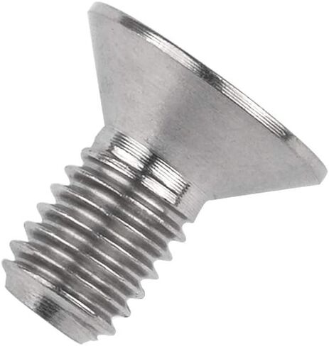 التيتانيوم Ti M5x10 12 15 20 25 مم غاطسة رأس مسطح مقبس سداسي غطاء برغي مجموعة من 4 (M5x12mm، تيتانيوم عادي) in Saudi Arabia