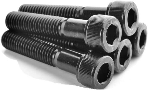 FullerKreg M10-1.5 x 65mm ISO 4762 Hex Drive Class 12.9 طلاء أكسيد أسود من سبائك الصلب بغطاء برغي (عبوة من 4) in Saudi Arabia