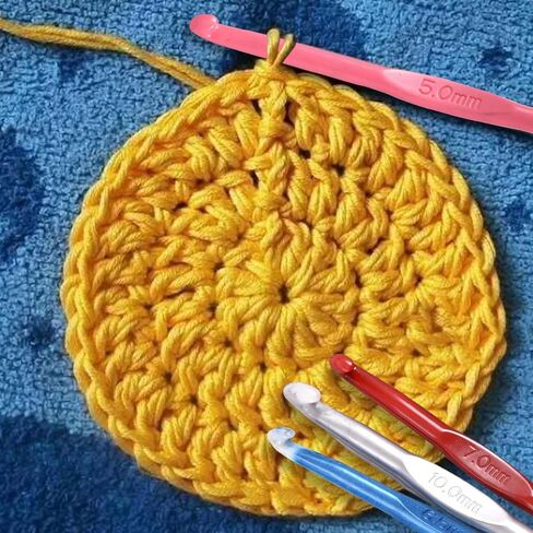 Allazone 10 قطع من الراتنج السيليكون الكروشيه هوك مجموعة قوالب الراتنج الحياكة الإبر الحرفية الصب قوالب الحياكة البلوزات أداة قالب السيليكون للحرف اليدوية DIY in Kuwait