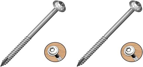 Milescraft 5207 2.5" HD PocketScrews (35 ct.) - For heavy duty pocket hole joinery in Saudi Arabia