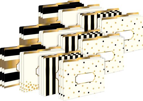 Barker Creek Designer File Folders Set of 36, Sea & Sky, Multi-Design Set, Sea & Sky-Themed Designs, Fully Reversible, Letter-Size, 1/3 Cut Tabs, 36 Folders in Set (3914) in Saudi Arabia