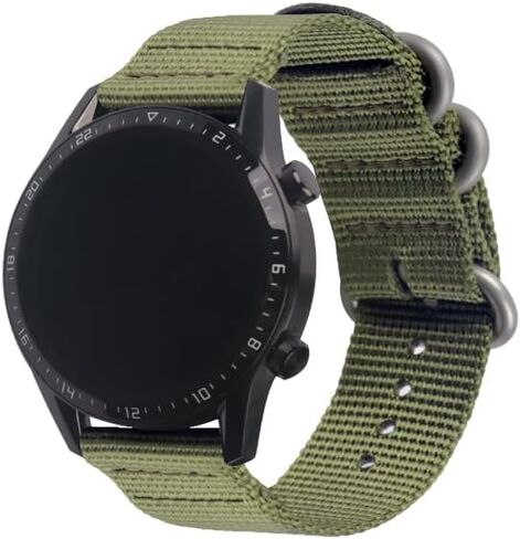 Watch Bands - Ballistic Nylon Quick Release Style Straps With Silver High End Heavy Buckle - Choice of Width - 18mm, 20mm, or 22mm in Saudi Arabia