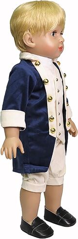 Colonial Boy's Outfit 4pc for 18-Inch Dolls | Premium Quality & Trendy Design | Dolls Clothes in Saudi Arabia