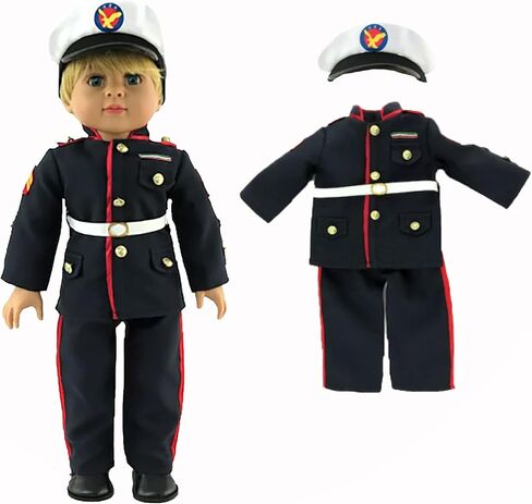 Colonial Boy's Outfit 4pc for 18-Inch Dolls | Premium Quality & Trendy Design | Dolls Clothes in Saudi Arabia