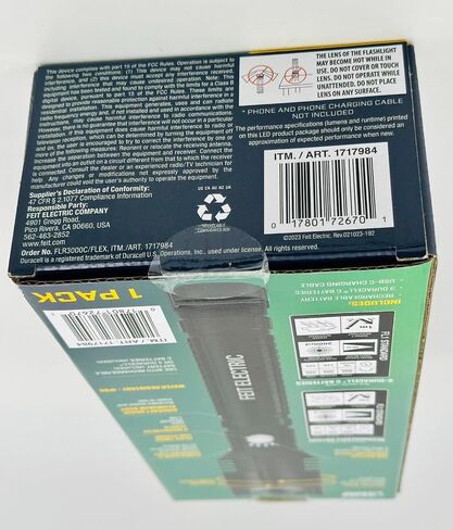 Feit Electric FEIT Rechageable Flashlight 3000 Lumens Power Bank, FLR3000C/FLEX/RP in Saudi Arabia