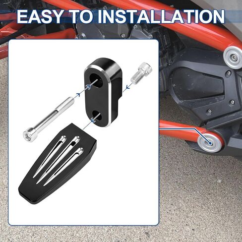 يمكن استخدام الألومنيوم بشكل منفصل أوتاد القدم الثالثة المناسبة لـ Cam-Am Spyder F3، F3-S، F3-T، F3-LTD طوال العام in Kuwait