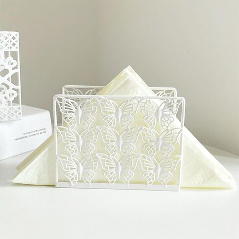 Napkin Holder for Table, Butterfly Metal Frame Dining Table Decor Holder, Ideal Napkin Dispenser for Kitchen Tables and Countertops, All Dining Room Bar Decor, Kitchen Decor and Accessories in Saudi Arabia