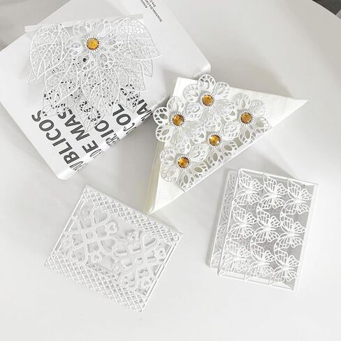 Napkin Holder for Table, Butterfly Metal Frame Dining Table Decor Holder, Ideal Napkin Dispenser for Kitchen Tables and Countertops, All Dining Room Bar Decor, Kitchen Decor and Accessories in Saudi Arabia