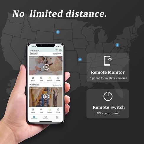 Yoidesu Camera Hidden Camera,1080P WiFi Mini Nanny Cam Baby Monitor Surveillance Camera for Home Office Security, Night, Motion Detection, Wide Angle Lens in Saudi Arabia