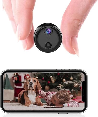 Yoidesu Camera Hidden Camera,1080P WiFi Mini Nanny Cam Baby Monitor Surveillance Camera for Home Office Security, Night, Motion Detection, Wide Angle Lens in Saudi Arabia