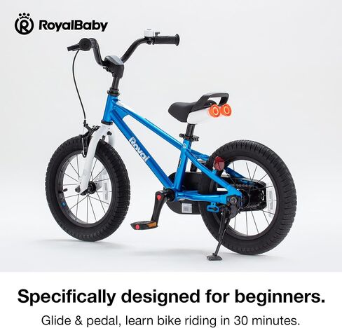 Royalbaby EZ Kids Bike 12 14 16 18 Inch Bicycle with Quick Release Crank Pedal for Beginners Easy Learn Biking Boys Girls Ages 3-9 Years in Saudi Arabia