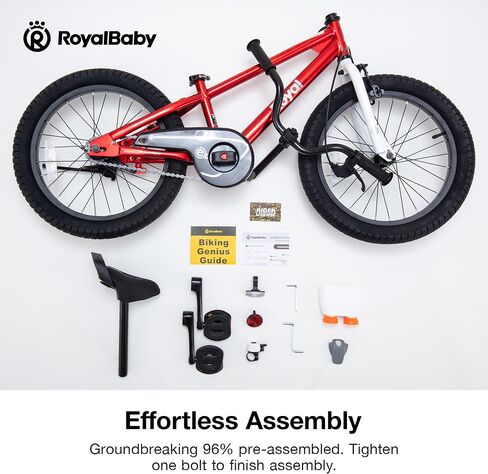 Royalbaby EZ Kids Bike 12 14 16 18 Inch Bicycle with Quick Release Crank Pedal for Beginners Easy Learn Biking Boys Girls Ages 3-9 Years in Saudi Arabia