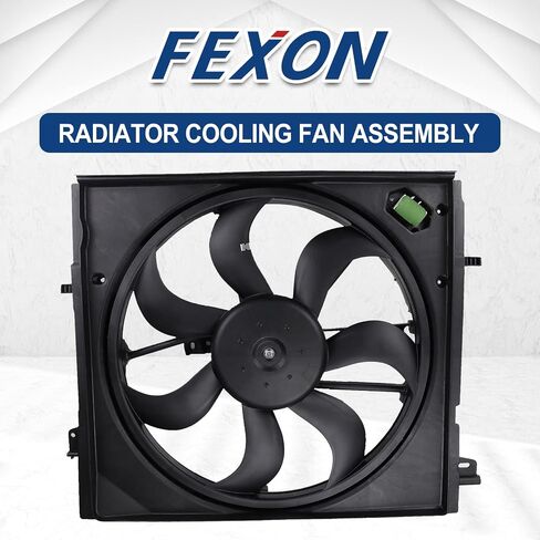 214816MA0A Radiator Cooling Fan Assembly Replacement for 2017 2018 2019 Nissan Rogue Sport 2.0L in Saudi Arabia