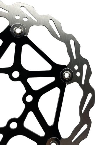 Akantor Pack of 2 160mm / 180mm Bicycle Floating Disc Brake Rotor w/Color Bolts Fit for Road Bike Mountain Bikes BMX MTB in Saudi Arabia