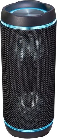 سماعات بلوتوث EDUPLINK بقوة 40 وات وصوت أعلى وصوت جهير عميق وعمر بطارية طويل IP67 مقاوم للماء للشحن في الهواء الطلق (أسود) in Kuwait