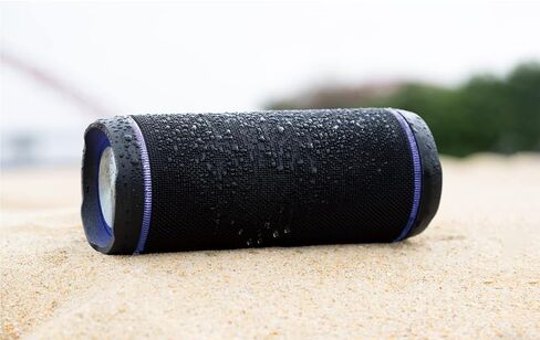 سماعات بلوتوث EDUPLINK بقوة 40 وات وصوت أعلى وصوت جهير عميق وعمر بطارية طويل IP67 مقاوم للماء للشحن في الهواء الطلق (أسود) in Kuwait