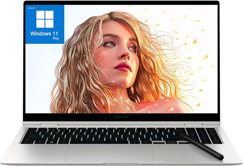سامسونج جالاكسي بوك 2 برو 360 لاب توب 2 في 1، شاشة لمس AMOLED مقاس 15.6 بوصة، انتل الجيل الثاني عشر Evo 12-Core i7-1260P، رسومات Intel Iris Xe، لوحة مفاتيح بإضاءة خلفية، بصمة الإصبع، ذاكرة الوصول العشوائي LPDDR5 سعة 16 جيجابايت، 1 تيرابايت SSD، Win11 PRO in Saudi Arabia