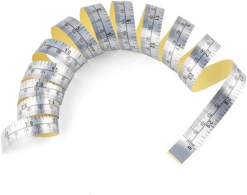 Workbench Ruler Adhesive Backed Tape Measure -30 Inch 76cm Tape Measure (Start from Middle - Inch/cm) in Saudi Arabia
