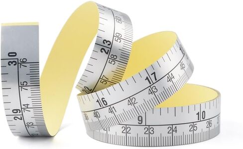 Workbench Ruler Adhesive Backed Tape Measure -30 Inch 76cm Tape Measure (Start from Middle - Inch/cm) in Saudi Arabia