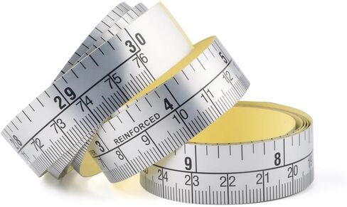 Workbench Ruler Adhesive Backed Tape Measure -30 Inch 76cm Tape Measure (Start from Middle - Inch/cm) in Saudi Arabia