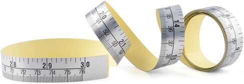 Workbench Ruler Adhesive Backed Tape Measure -30 Inch 76cm Tape Measure (Start from Middle - Inch/cm) in Saudi Arabia