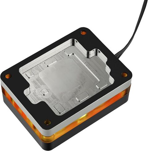 Thermal Grizzly AM5 Mycro Direct-Die RGB - Water Cooler for AMD's Ryzen 7000 Processors - Replaces The Socket Activation Mechanism - CNC machined POM Cover - G1/4-inch Connections in Saudi Arabia