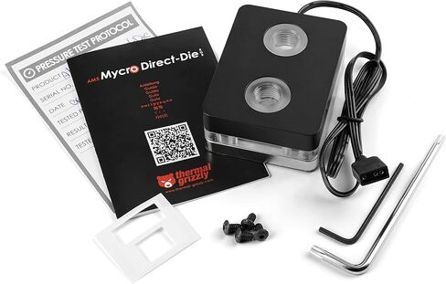 Thermal Grizzly AM5 Mycro Direct-Die RGB - Water Cooler for AMD's Ryzen 7000 Processors - Replaces The Socket Activation Mechanism - CNC machined POM Cover - G1/4-inch Connections in Saudi Arabia