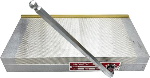 INTBUYING 6x12 Inch Rectangular Magnetic Chuck, Lathe Magnets, Permanent Magnetic Chuck with 100-120N/cm²Magnetic Force for Surface Grinding Machine in Saudi Arabia