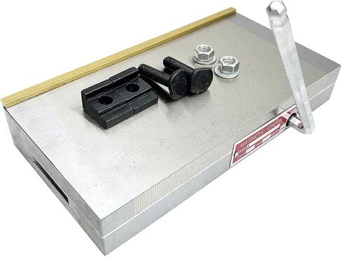 INTBUYING 6x12 Inch Rectangular Magnetic Chuck, Lathe Magnets, Permanent Magnetic Chuck with 100-120N/cm²Magnetic Force for Surface Grinding Machine in Saudi Arabia