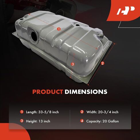 خزان وقود ممتاز مع حلقة قفل وحلقة O متوافقة مع Jeep XJ Series Cherokee 1986-1996، Wagoneer 1986-1990، 2.5L 4.0L 4.6L، غاز، استبدال # 52100221، J5362496 in Saudi Arabia