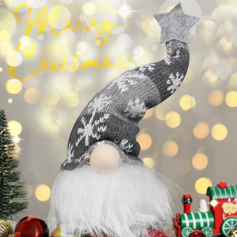CCINEE 4 قطع أضواء جنوم عيد الميلاد المصنوعة يدويًا سويدية Tomte Gnomes قطيفة دمية مجهولة الهوية حلي معلقة لمستلزمات حفلات عيد الميلاد اليومية ديكور مكتب المنزل in Saudi Arabia