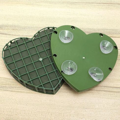 Lurrose Floral Foam Wet Floral Foam Heart Shaped Oasis Foam Flower Blocks Dry Foam Blocks Car Tray Arch Flower Foam Floral Florist Foam for Fresh Flower Arrangement Wedding Decorations in Saudi Arabia