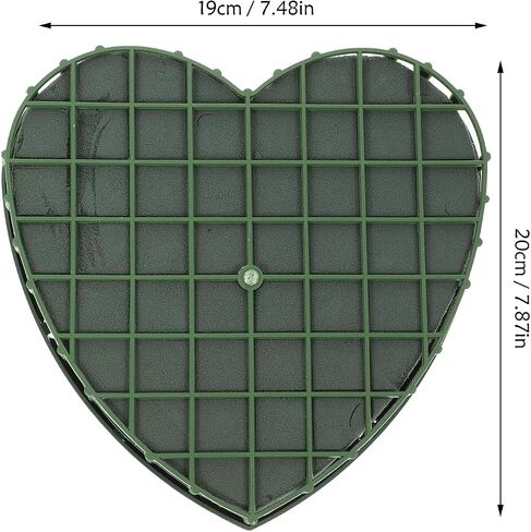 Lurrose Floral Foam Wet Floral Foam Heart Shaped Oasis Foam Flower Blocks Dry Foam Blocks Car Tray Arch Flower Foam Floral Florist Foam for Fresh Flower Arrangement Wedding Decorations in Saudi Arabia